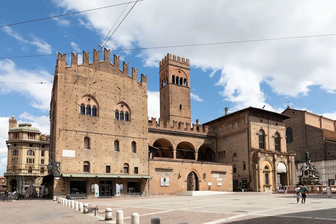 Palazzo Re Enzo and the Torre dell'Arengo, Bologna