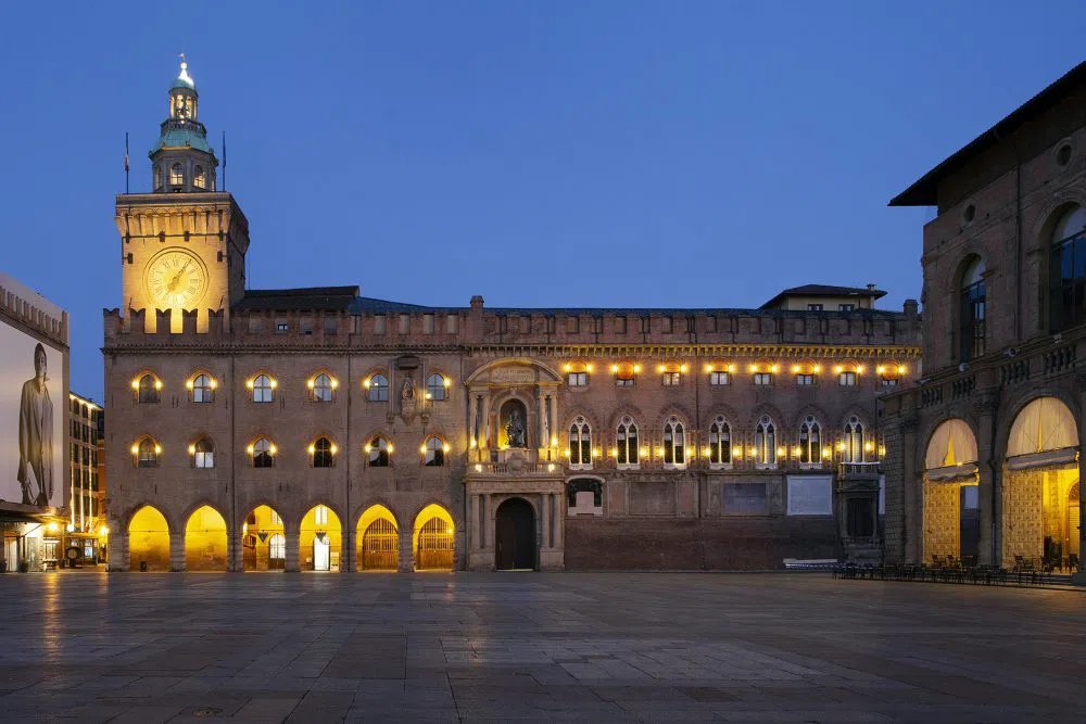 Torre dell'Orologio (Uhrenturm), Palazzo d'Accursio, Bologna